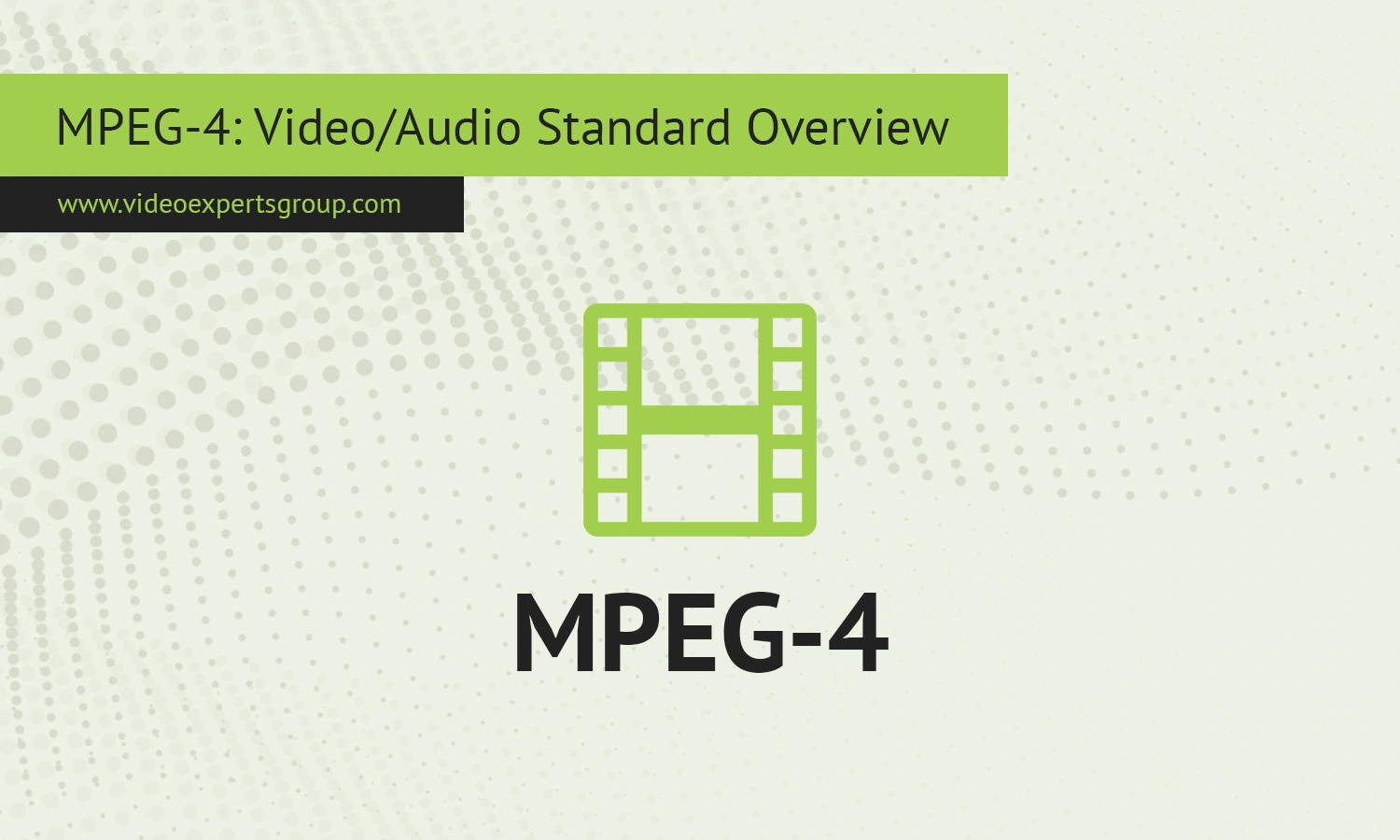 MPEG-4: Video/Audio Standard Overview
