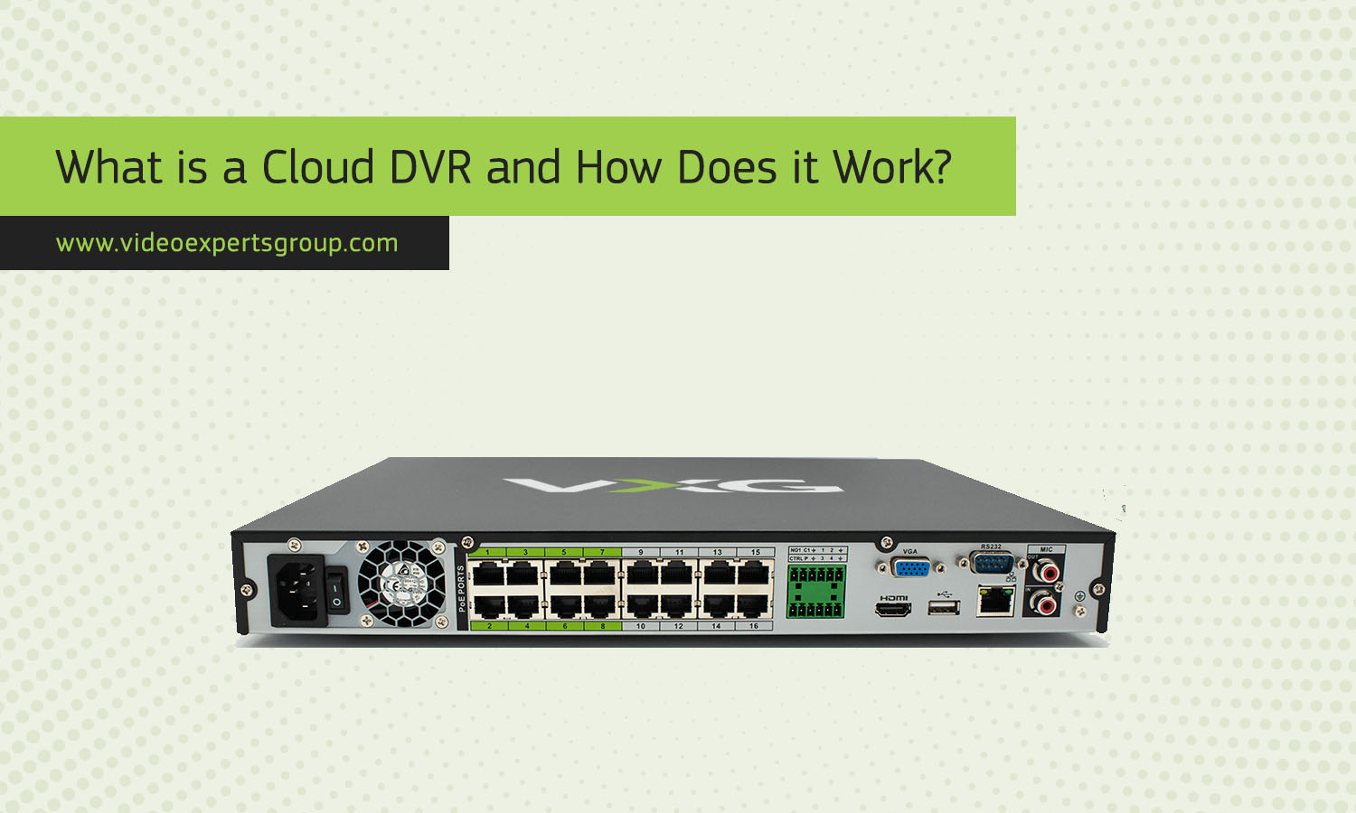 What is a Cloud DVR?